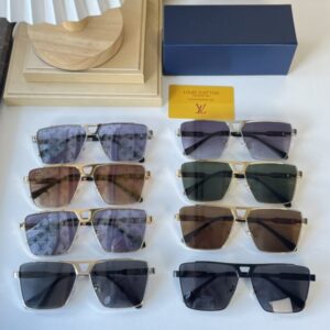 Louis Vuitton Mens Sunglasses with Origin Box Z1672U